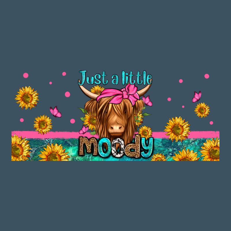 Just A Little Moody Long Haired Cow Urban Heavy Tee by Jasminsmagicworld | Teevron