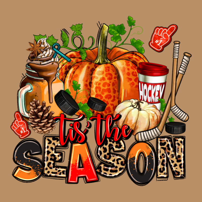 Fall And  Hockey  Tis The Season Vintage Hoodie by AdoDesignShop | Teevron