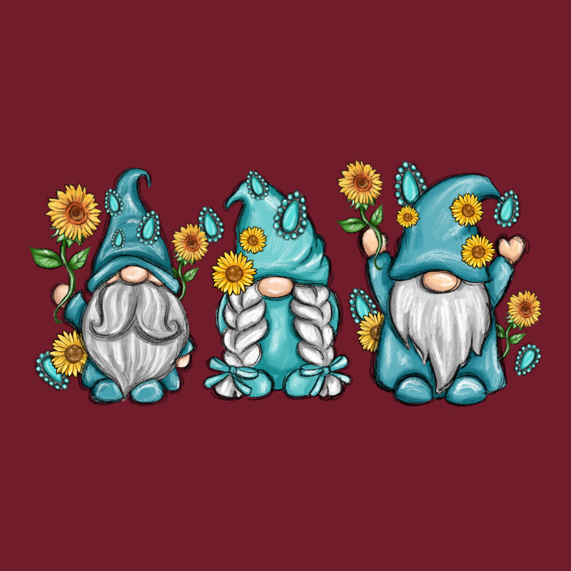 Sunflower Gnomes Zipper Hoodie by MaliasSmallBusiness | Teevron