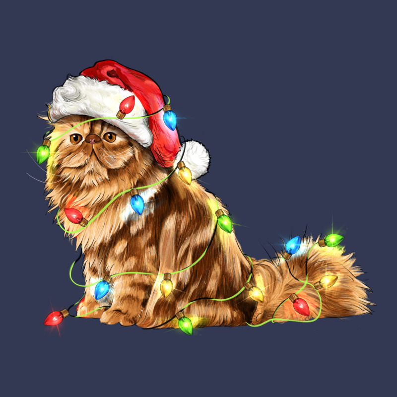 Christmas Persian Cat Heavyweight Hoodie by LillyAllenDesigns | Teevron