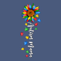 Autism Mama Sunflower White Vintage Hoodie | Teevron