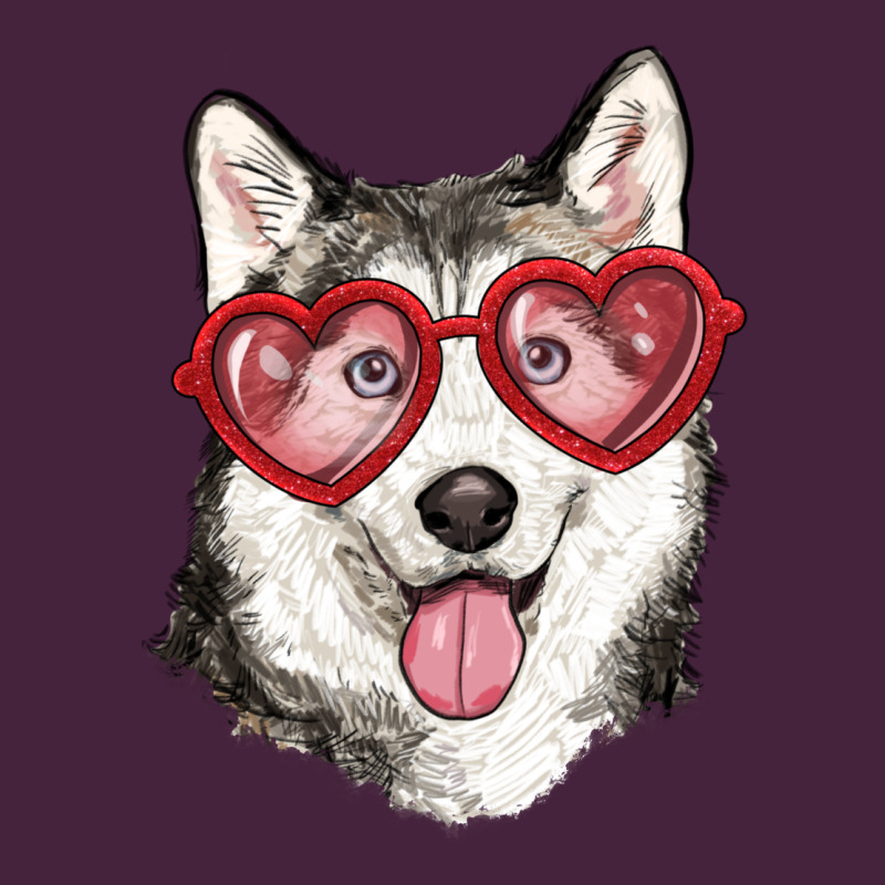 Husky With Love Glasses Premium Tee by RanaPortraitStore | Teevron