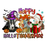 Happy Hallothanksmas goats | Teevron