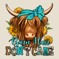 Barn Hair Don't Care Long Haired Cow Urban Heavy Tee | Teevron