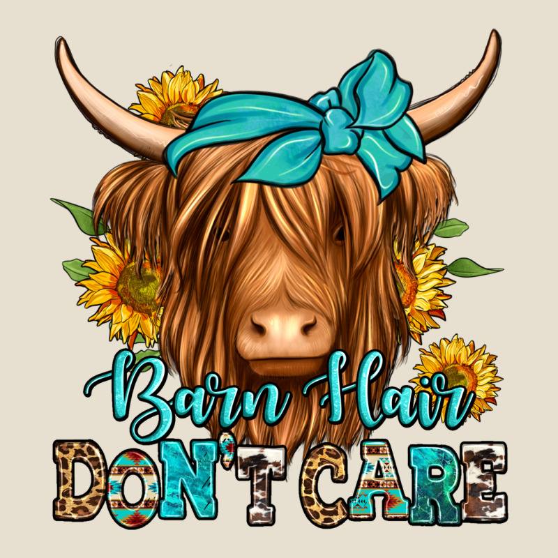 Barn Hair Don't Care Long Haired Cow Urban Heavy Tee by Jasminsmagicworld | Teevron