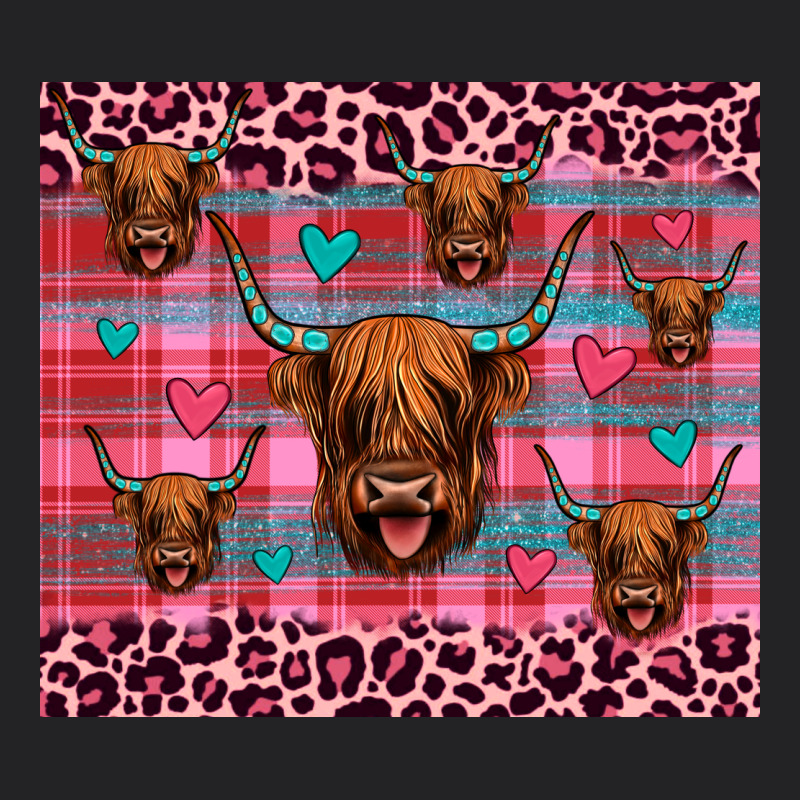 Highland Cow Valentines Vintage Tee by JahusDesignShop | Teevron