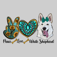 Peace Love White Sepherd Premium Tee | Teevron