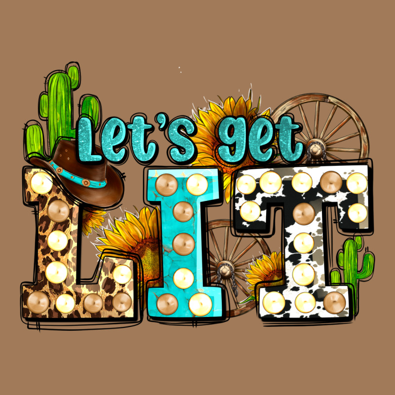 Western Lets Get Lit Ado Classic Tee by AdoDesignShop | Teevron