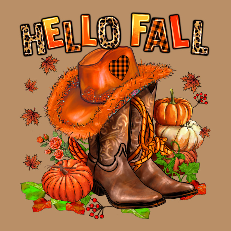 Hello Fall Pumpkins  Cowgirl  And Roses Vintage Hoodie by AdoDesignShop | Teevron