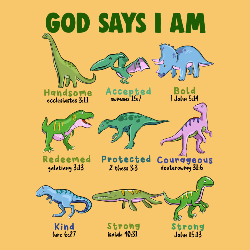 God Says I Am Dinosaurs Vintage Hoodie by JahusDesignShop | Teevron