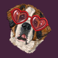 Saint Bernard With Love Glasses Premium Tee | Teevron