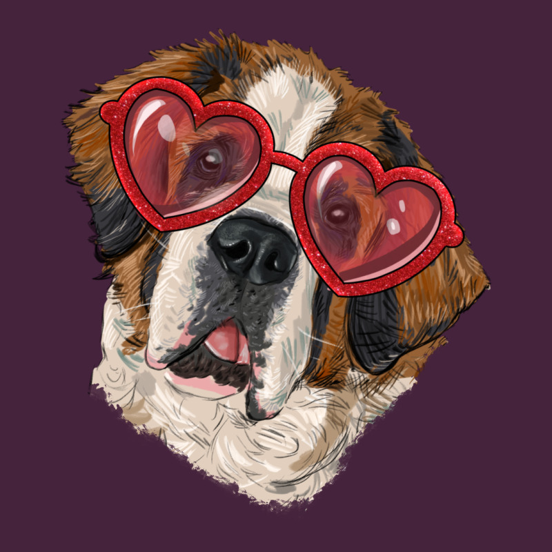 Saint Bernard With Love Glasses Premium Tee by RanaPortraitStore | Teevron