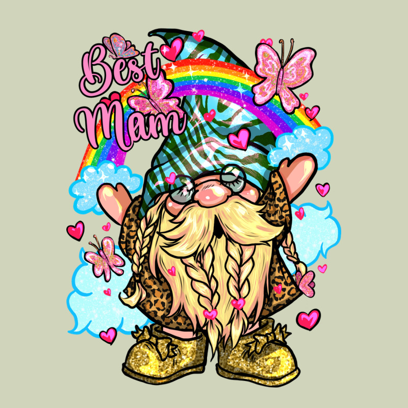 Best Mom Gnome Rainbow Clouds Butterfly Glitter Heavyweight Hoodie by LillyAllenDesigns | Teevron