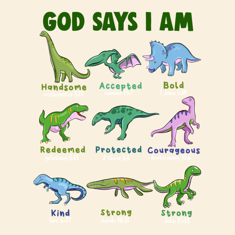 God Says I Am Dinosaurs Vintage Hoodie by JahusDesignShop | Teevron