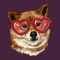 Shiba Inu With Love Glasses Premium Tee | Teevron
