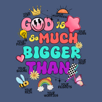 God Is Bigger Design Vintage Hoodie | Teevron