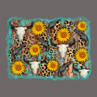 Cow Skull Sunflower Background Classic Tee | Teevron