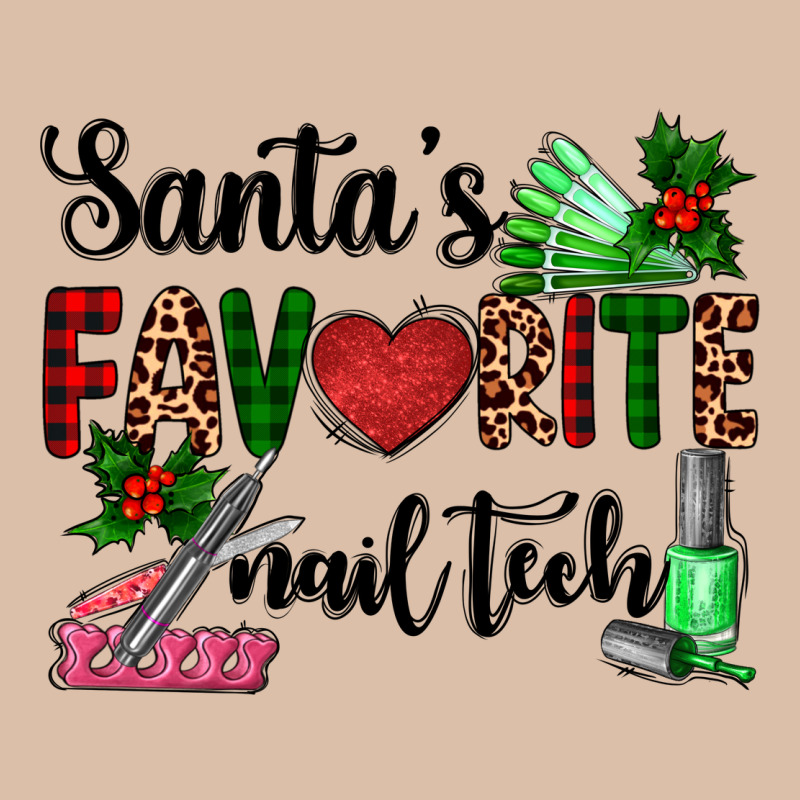 Santa's Favorite Nail Tech Urban Heavy Tee by AdoDesignShop | Teevron