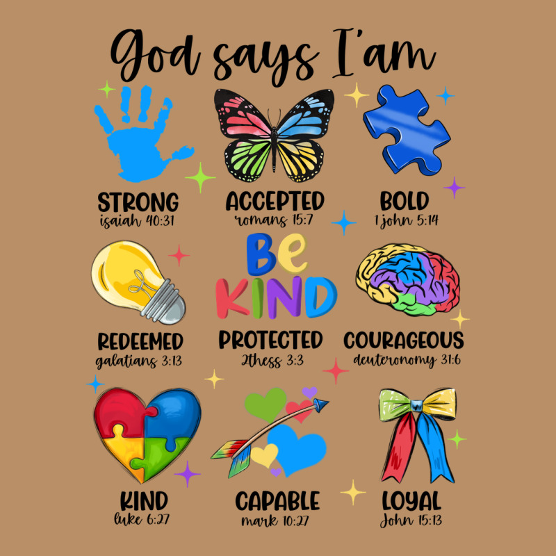 God Says I Am Autism Vintage Hoodie by JahusDesignShop | Teevron