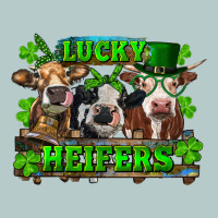 St Patricks Day Lucky Heifers Heavy Core Tee | Teevron