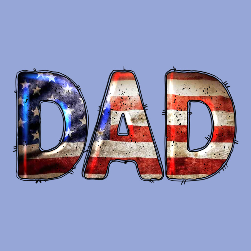 American Flag Dad 4th Of July Classic Tee by LillyAllenDesigns | Teevron
