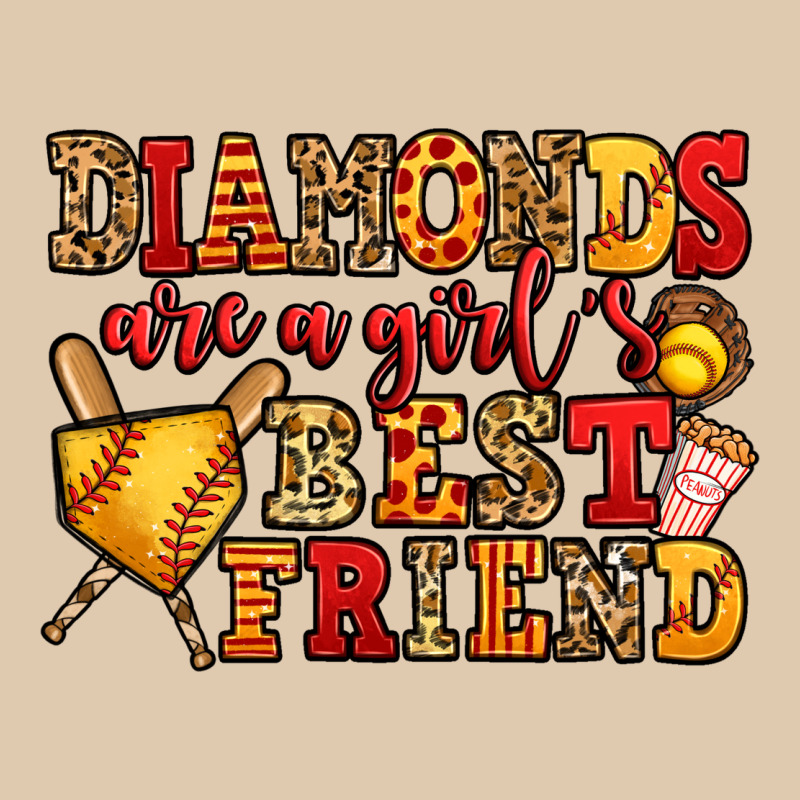 Diamonds Are A Girl's Best Friend Softball Heavyweight Sweatshirt by Jasminsmagicworld | Teevron