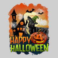 Happy Halloween With Black Cat Premium Sweatshirt | Teevron