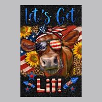 Western Let's Get Lit Cow Long Sleeve Tee | Teevron