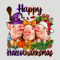 Happy Hallothanksmas Pigs Zipper Hoodie | Teevron