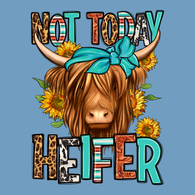Not Today Heifer Long Haired Cow Urban Heavy Tee by Jasminsmagicworld | Teevron