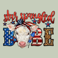 Western Star Spangled Baby Cow Long Sleeve Tee | Teevron