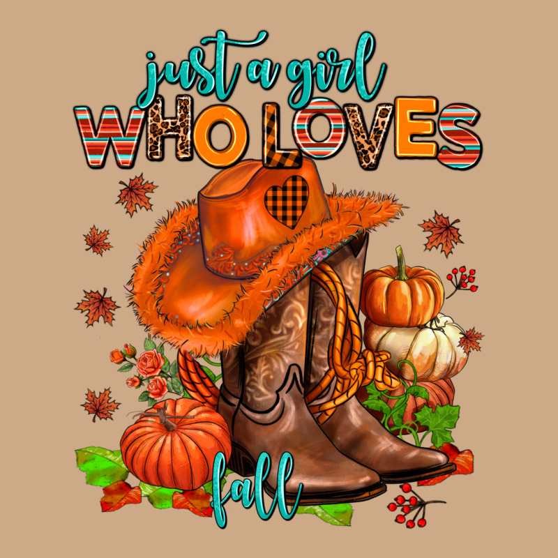 Jusr A Girl Who Loves Fall  Cowgirl Vintage Hoodie by AdoDesignShop | Teevron