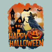 Happy Halloween With Crow Premium Sweatshirt | Teevron