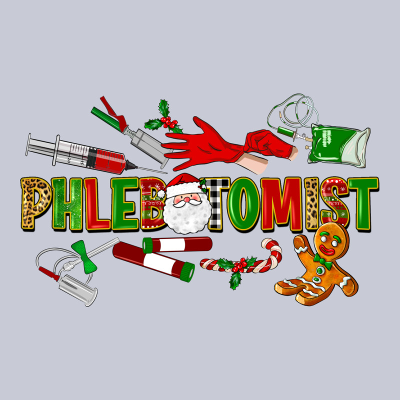 Christmas Phlebotomist Heavyweight Hoodie by LillyAllenDesigns | Teevron