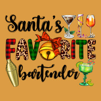 Santa's Favorite Bartender Urban Heavy Tee | Teevron