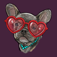 French Bulldog With Love Glasses Premium Tee | Teevron