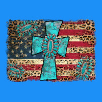 Flag And Turquoise Cross Classic Tee | Teevron