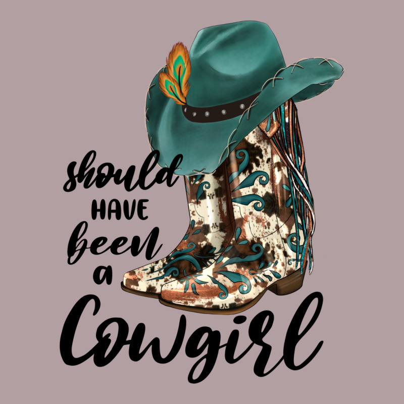 Should Have Been A Cowgirl Vintage Hoodie by JahusDesignShop | Teevron