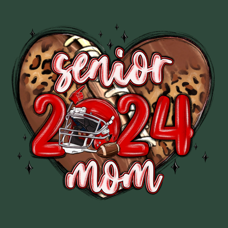 Senior 2024 Mom Football Zipper Hoodie by MaliasSmallBusiness | Teevron