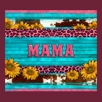 Cowhide Leopard Sunflowers Mama Long Sleeve Tee | Teevron