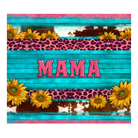 cowhide leopard sunflowers mama | Teevron