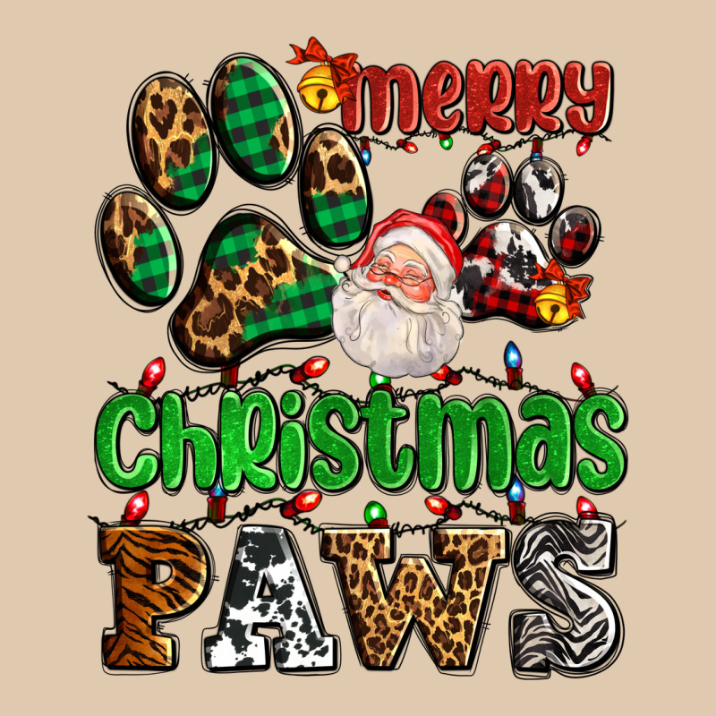 Merry Christmas Paws With Santa Heavyweight Sweatshirt by AdoDesignShop | Teevron