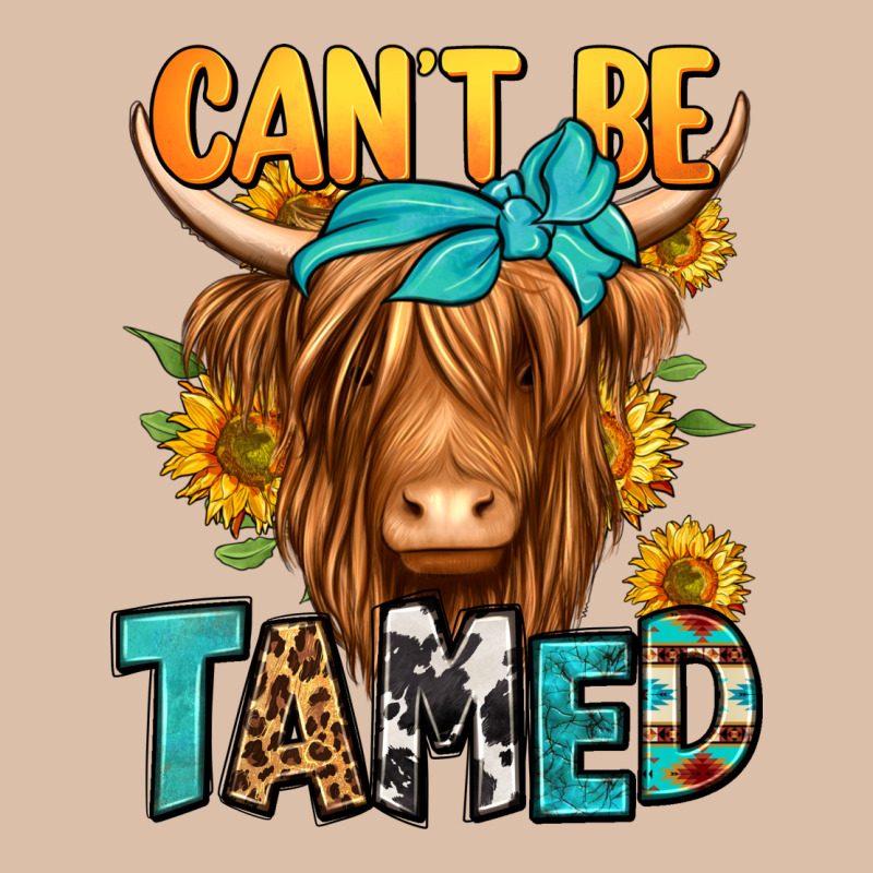 Can't Be Tamed Longhaired Cow Urban Heavy Tee by Jasminsmagicworld | Teevron