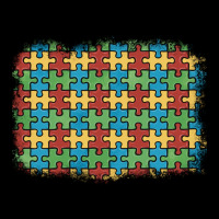 Autism Awareness Background Heavy Core Tee | Teevron