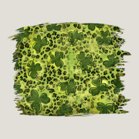 St Patrick's Day Shamrock Leopard Background Heavy Core Tee | Teevron