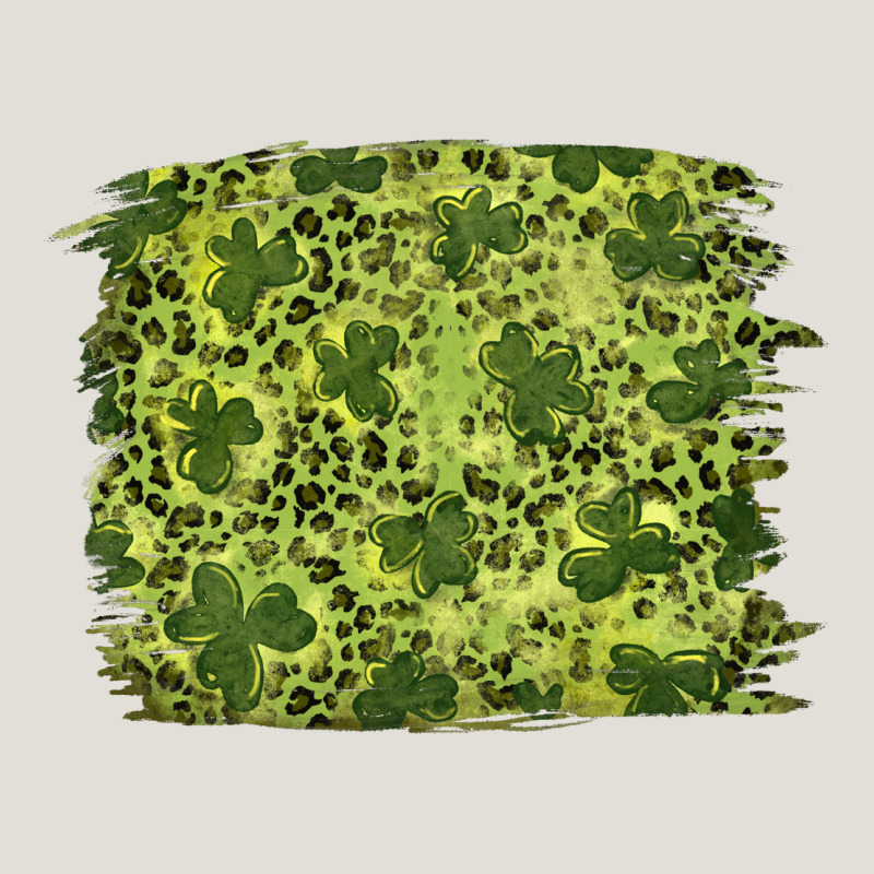 St Patrick's Day Shamrock Leopard Background Heavy Core Tee by RanaPortraitStore | Teevron