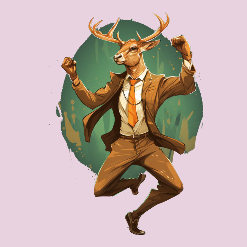 Happy Deer Ladies Tee by Unal Design | Teevron