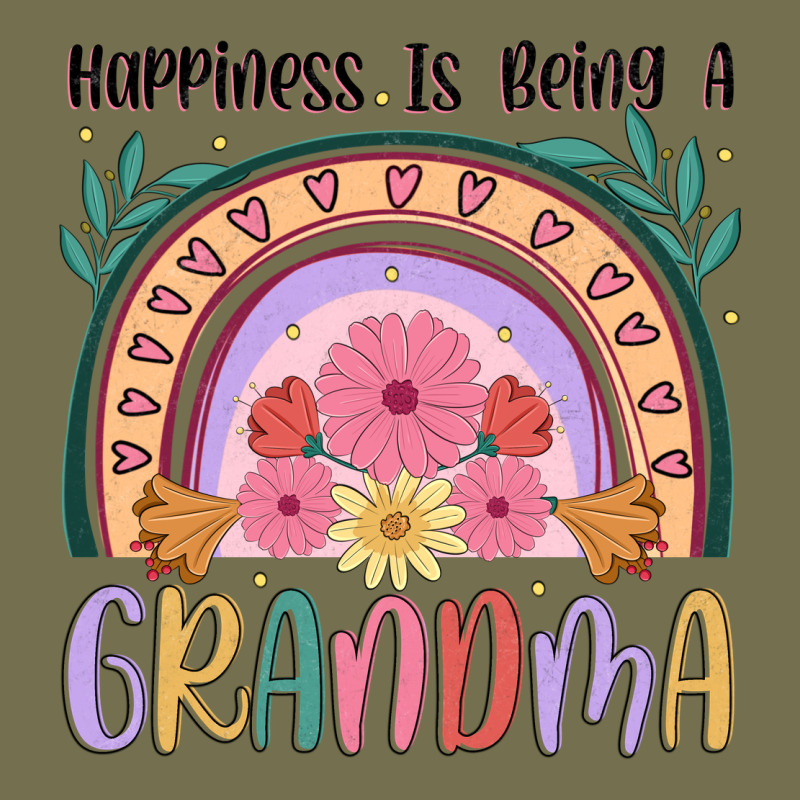 Happiness Is Being A Grandma Vintage Hoodie by JahusDesignShop | Teevron