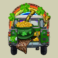 St Patrick's Day Truck With Pot Of Gold Horseshoe And Rainbow Heavy Core Tee | Teevron