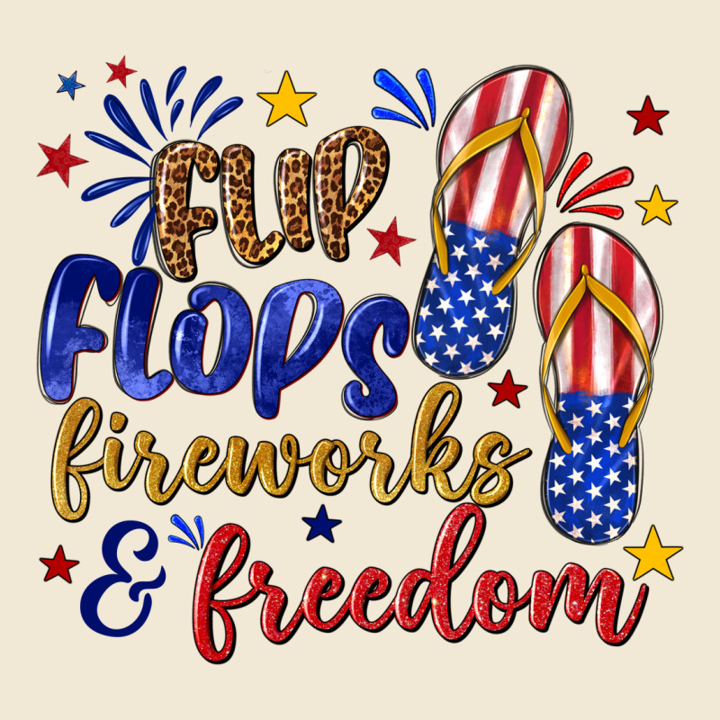 Flip Flops Fireworks And Freedom Premium Tee by texasbilliewilder | Teevron